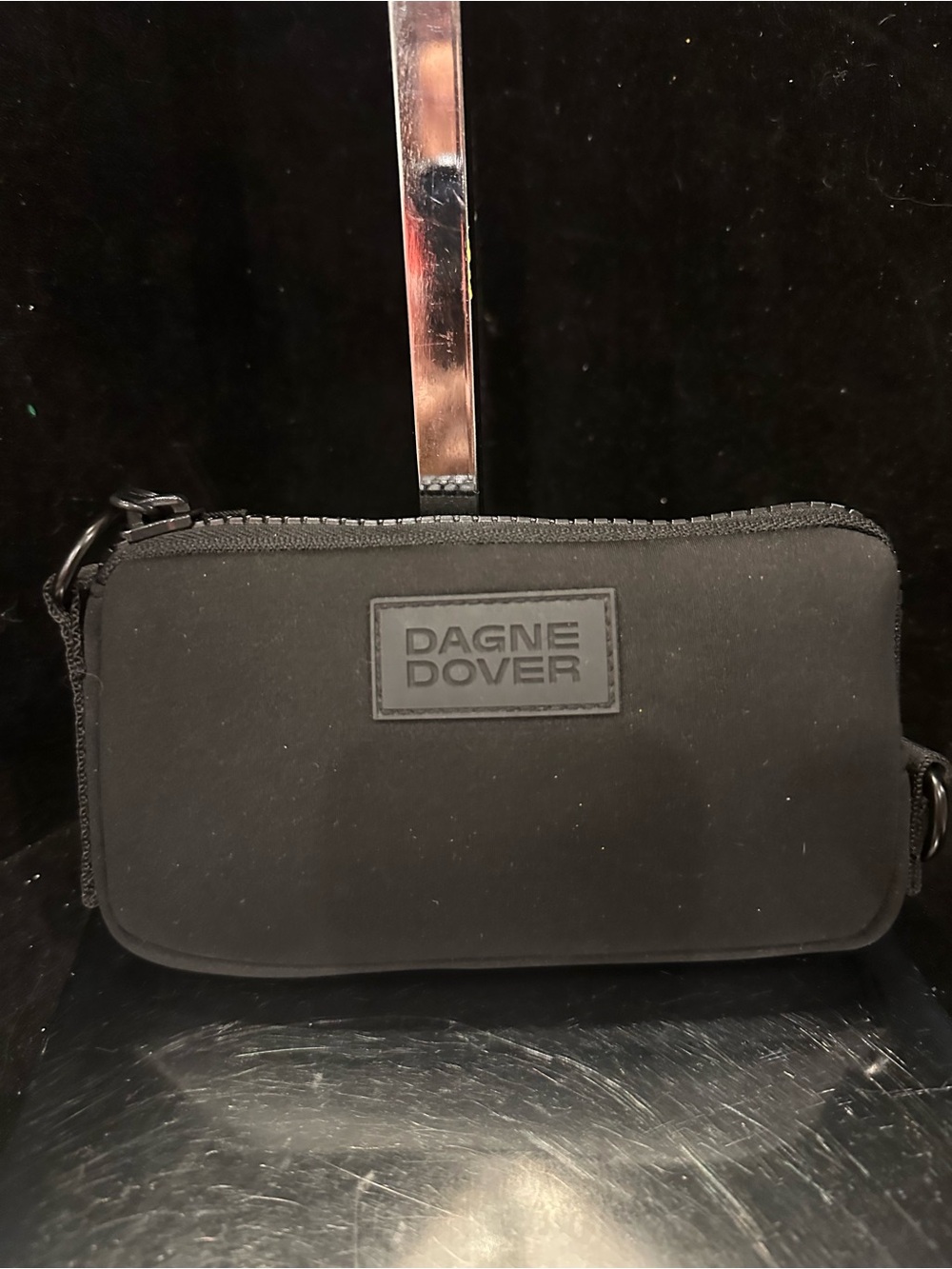 Dagne Dover # 258 Black Neoprene Toiletry Pouch